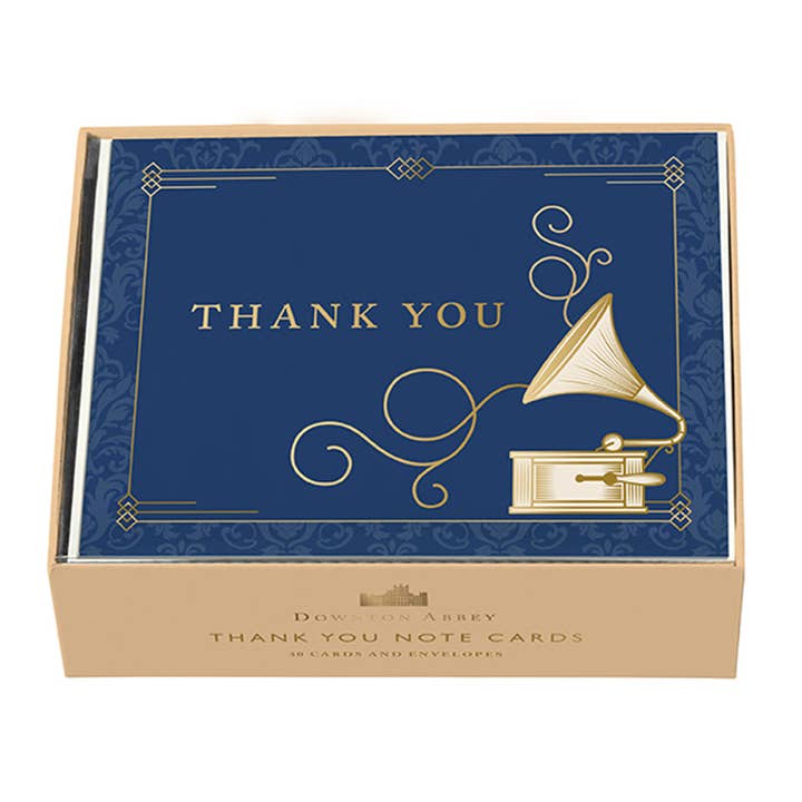 Insight Editions - Wholesale Stationery/Notecard Set - Downton Abbey Thank You Boxed Card Set (Set of 30)