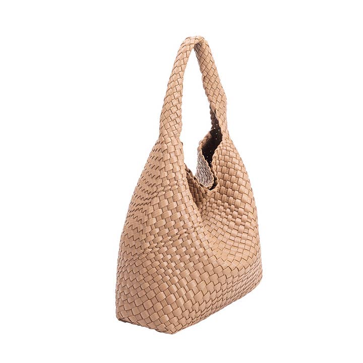 Melie Bianco - Wholesale Shoulder Bag - Women's - Johanna Nude Recycled Vegan Shoulder Bag Pre-Order 7/30
