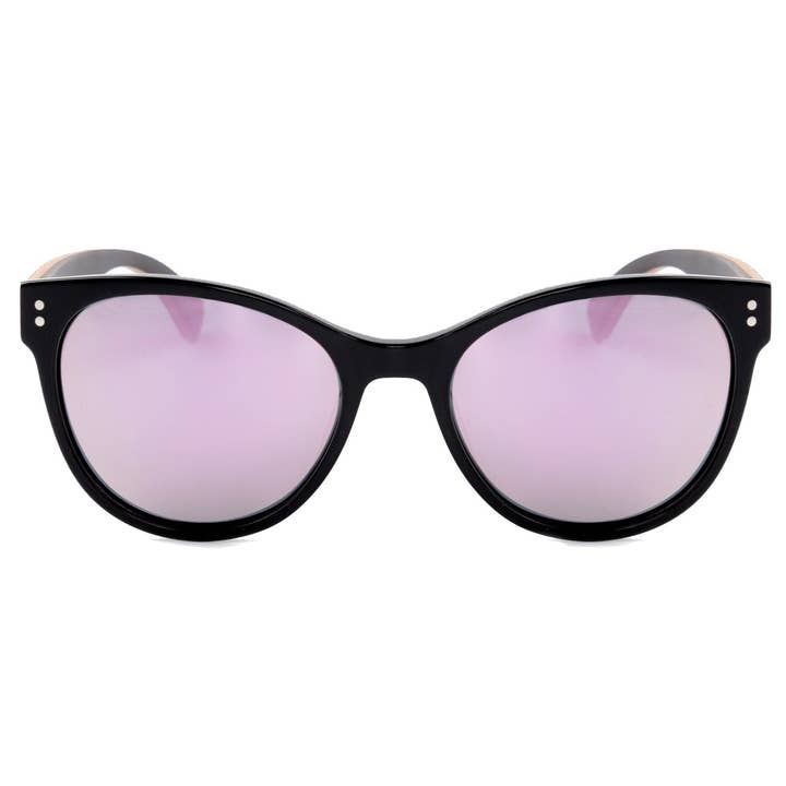 Billy Boston® – Großhandel Sonnenbrille – Unisex – Stella Cat Eye Acetat-Sonnenbrille mit Holzbügeln2