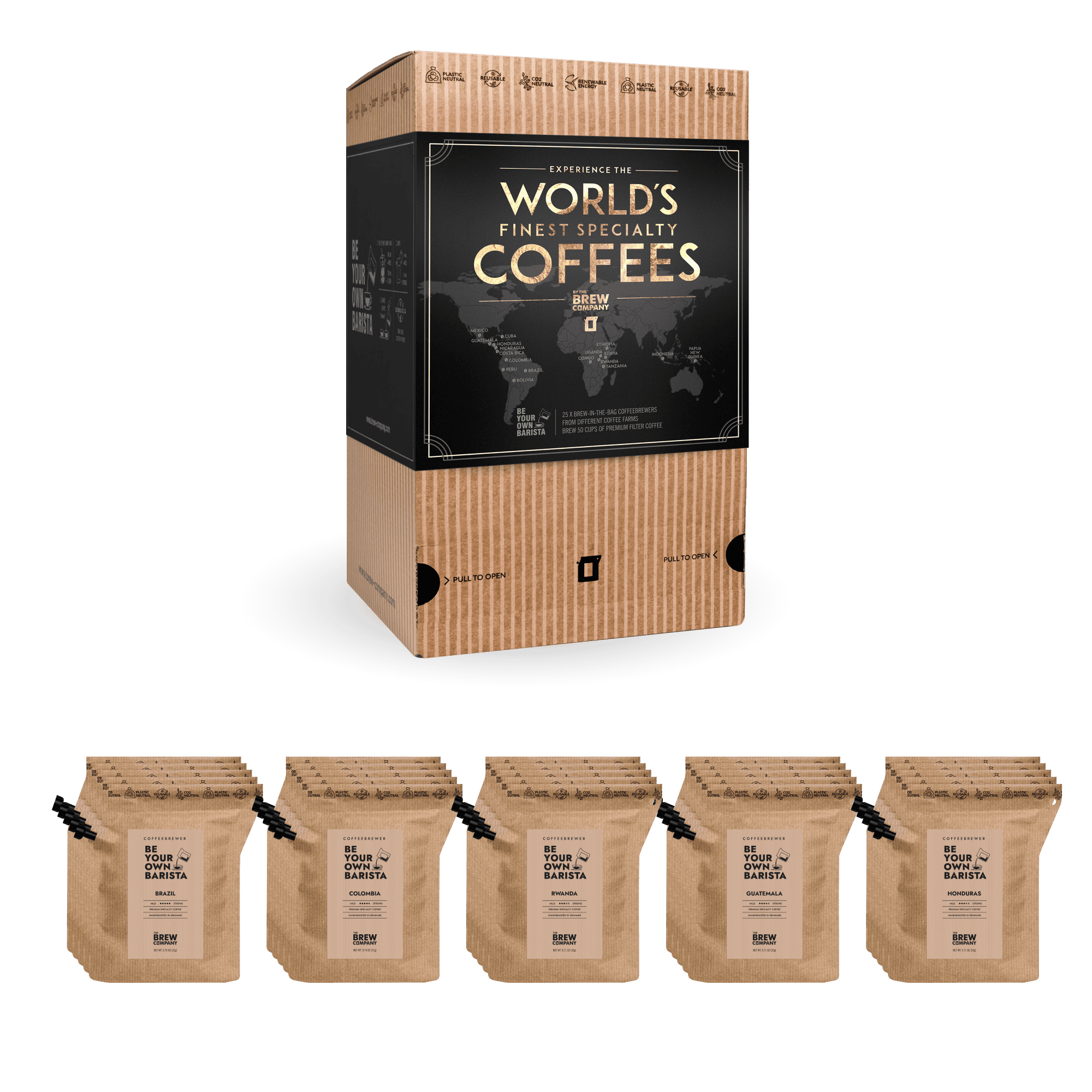 The Brew Company – wholesale Gift box – WORLD'S FINEST SPECIALTY COFFEE GIFT BOX1