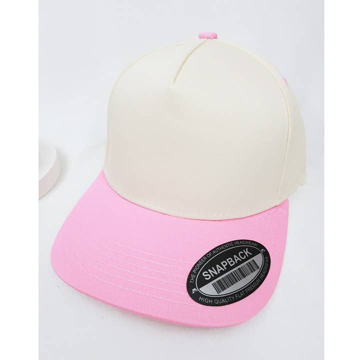 Sweetheart Two Tone Snap Back Baseball Cap for wholesale by Love and Repeat