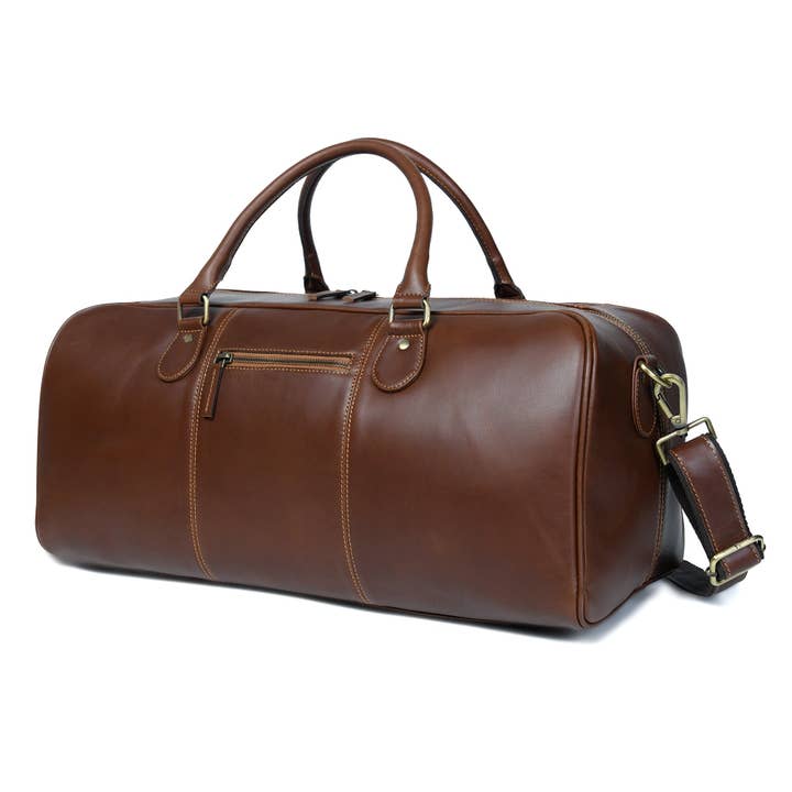 Atitlan Leather - Wholesale Travel Set - Dark Brown Duffle Bag1