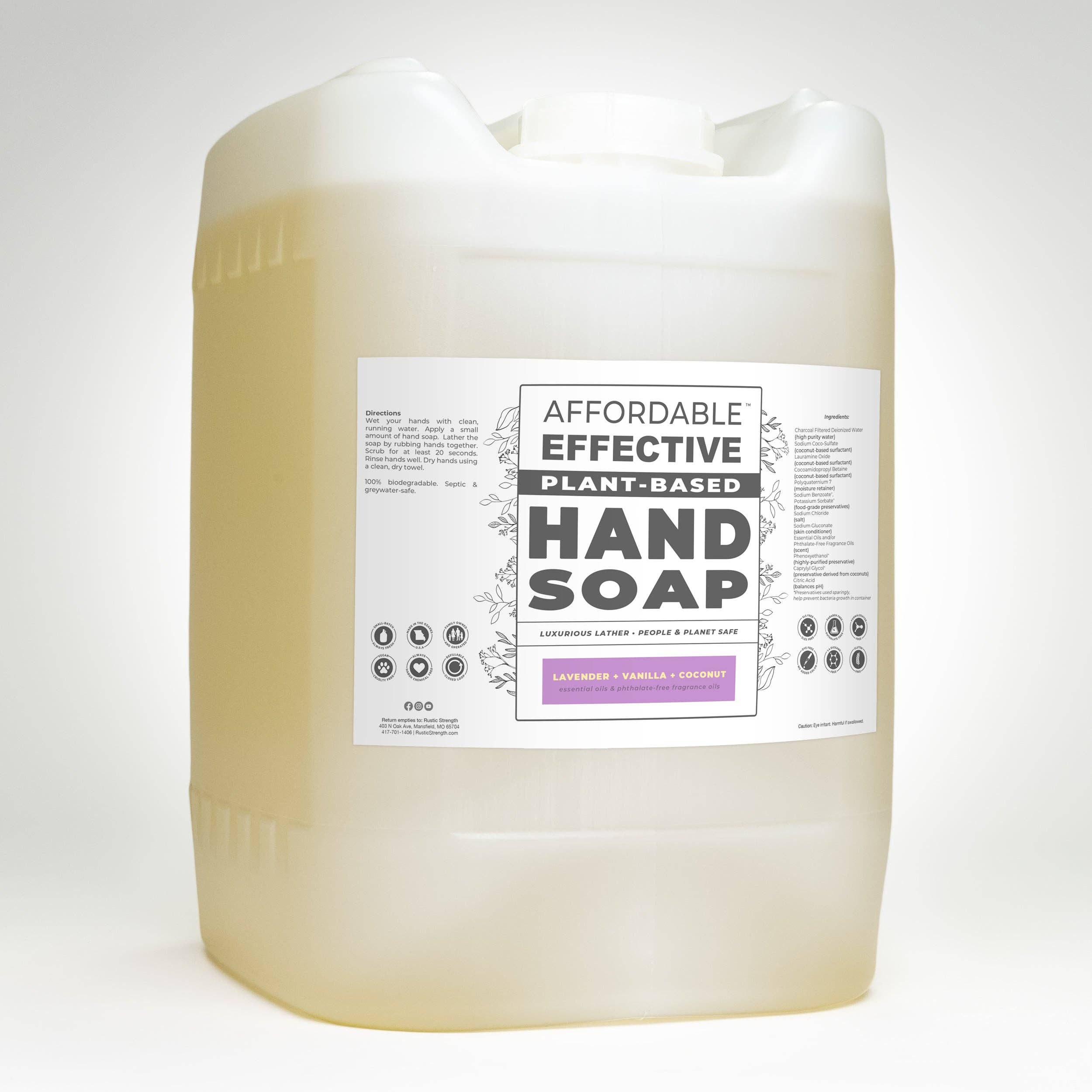 Rustic Strength - Vente Savons/lotions pour les mains - Savon pour les mains abordable et efficace à base de plantes10