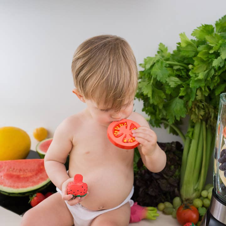 Oli & Carol - Wholesale Teether (Not Clip-On) - Baby - Renato the Tomato3