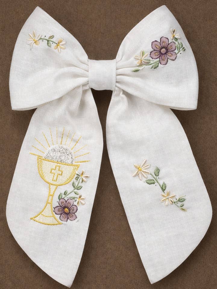 First Communion Bow -3 for wholesale by Lovencomfort