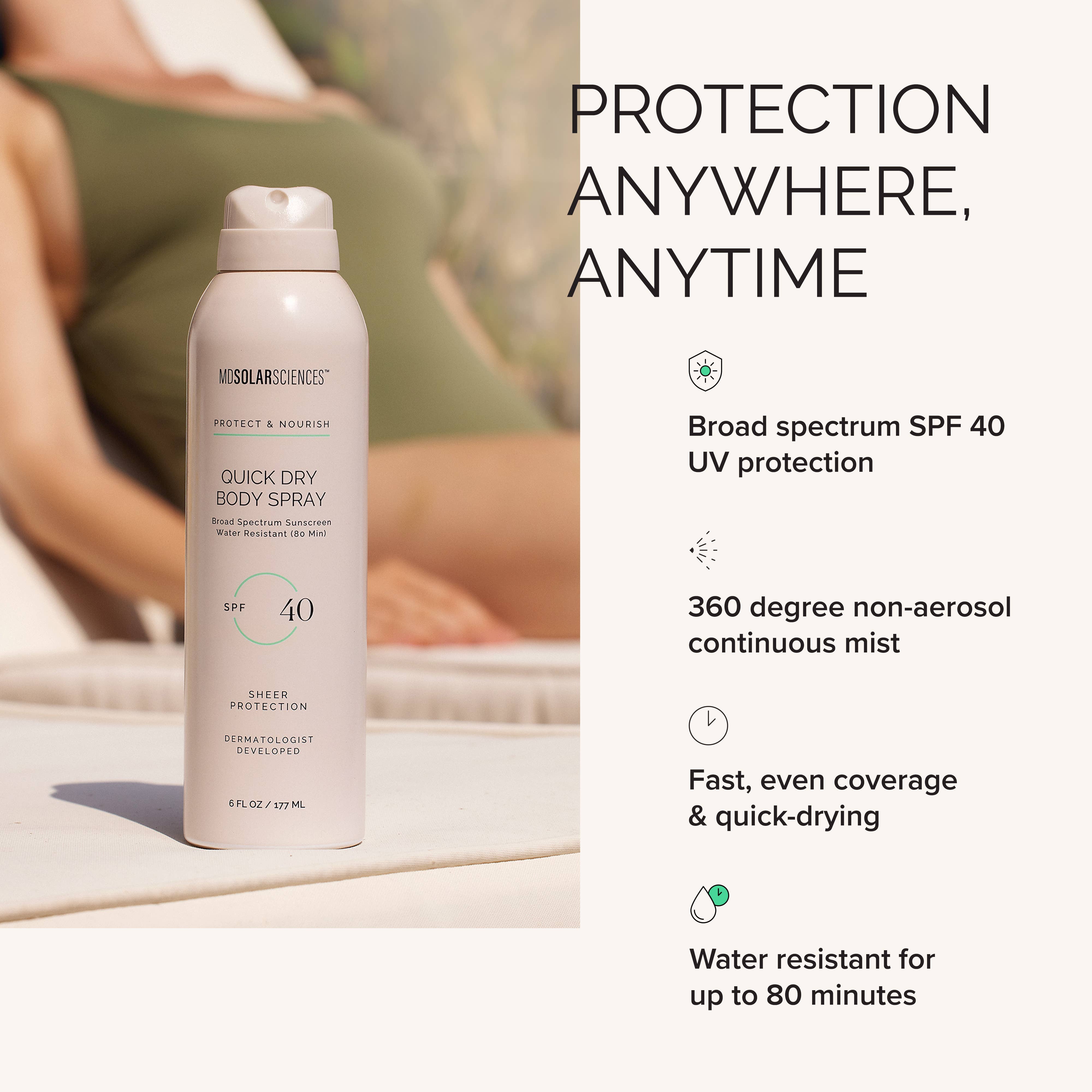 MDSolarSciences - Wholesale Sunscreen - Quick Dry Body Spray SPF 402