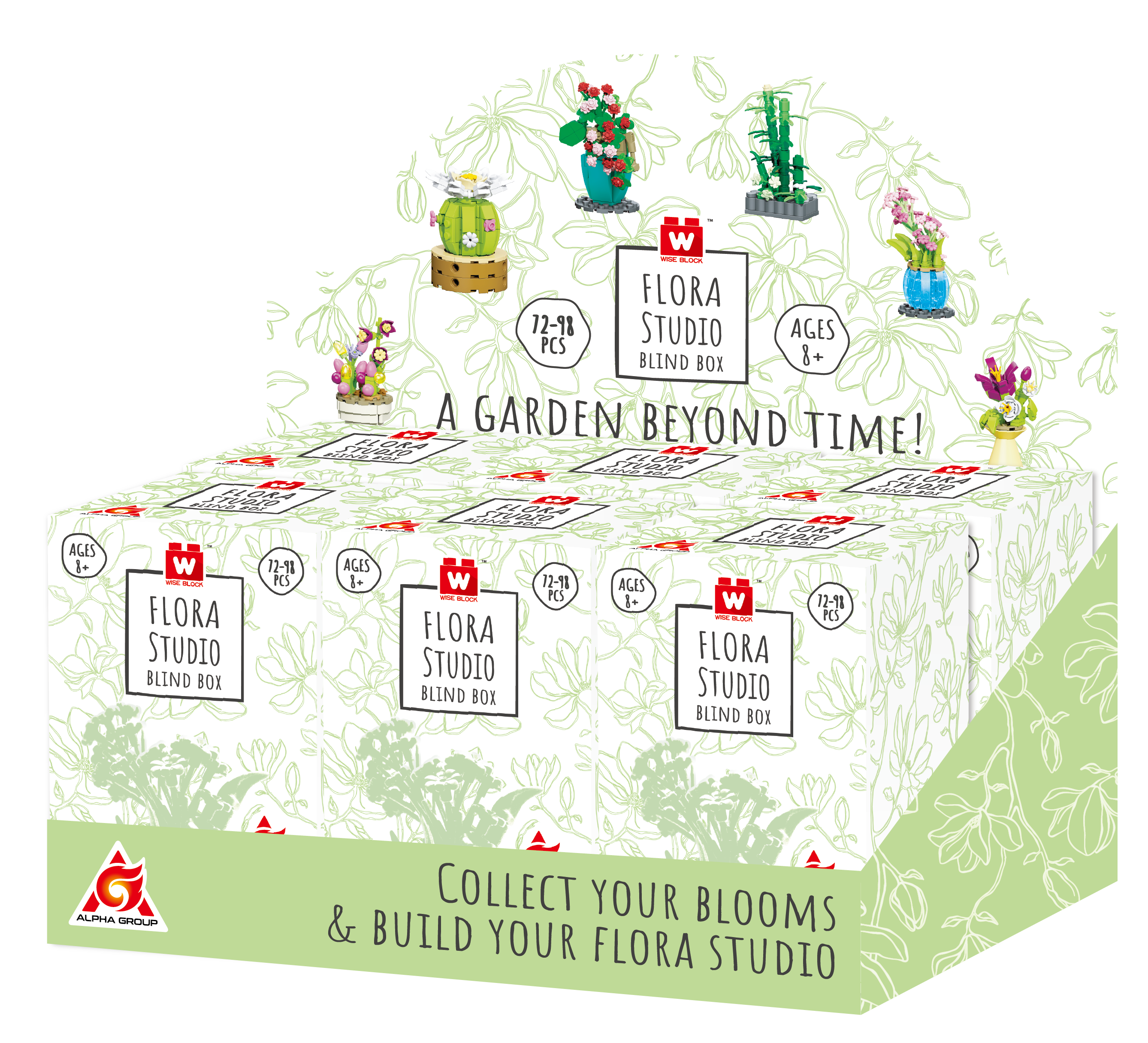 Alpha Toys - Wholesale Build-a-Toy - Kids - Flora Studio - Blind Box PDQ (6 pcs)7