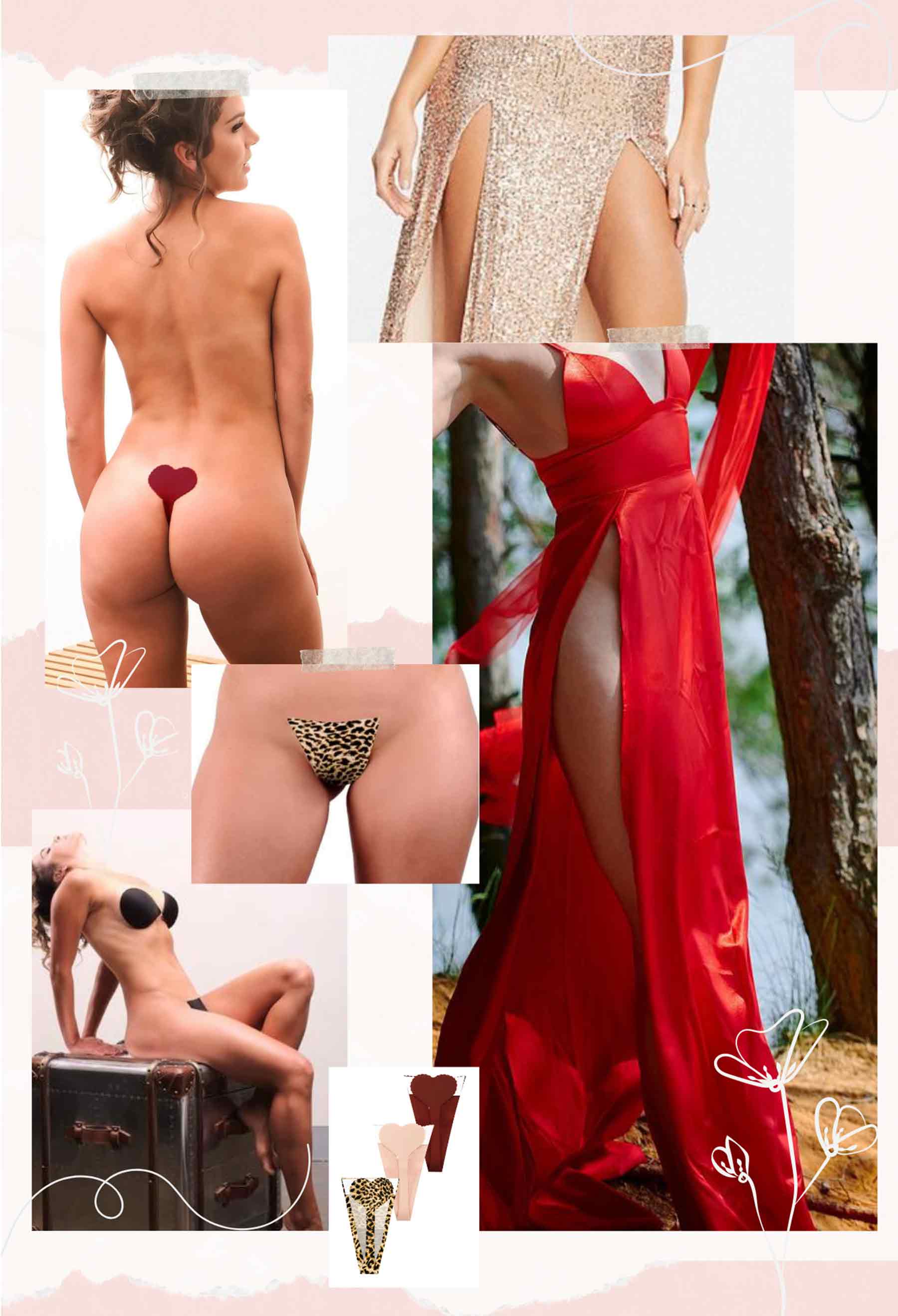 B Free AUSTRALIA - Vente Sous-vêtements – femme - String en G à coller invisible sans bretelles12