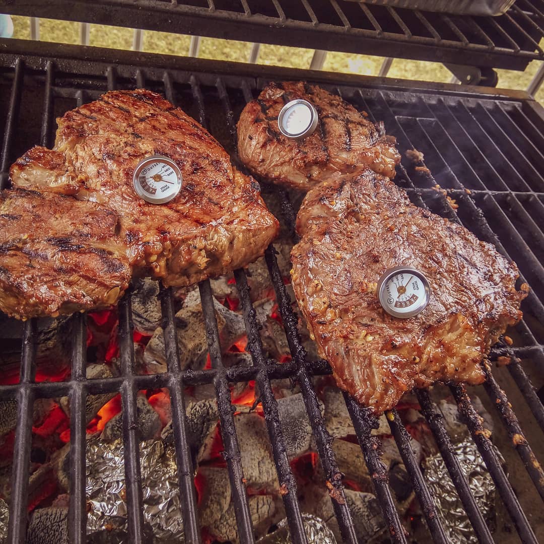 Fox Run Brands - Wholesale Thermometer - Outset Steak Thermometers, Set of 4, 2.25"2