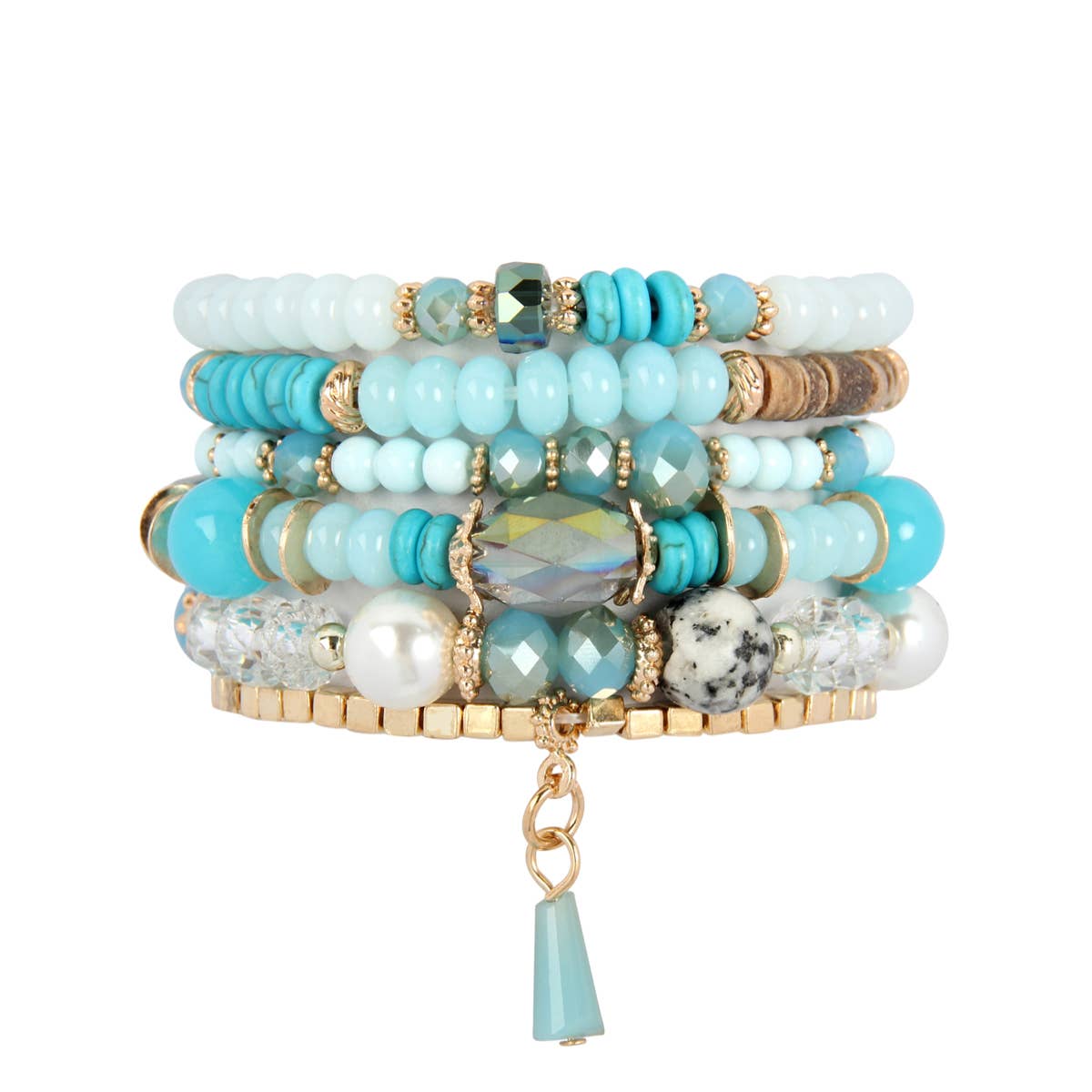 MYS Wholesale Inc - Wholesale Jewelry Set - Multi Stone Beads Stackable Bracelet9