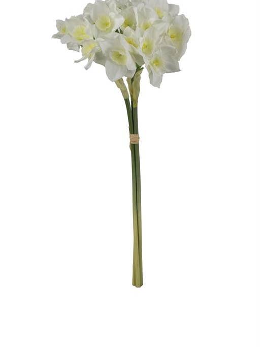 Daffodil Bundle 17.5" White for wholesale by Select Artificials, Inc.