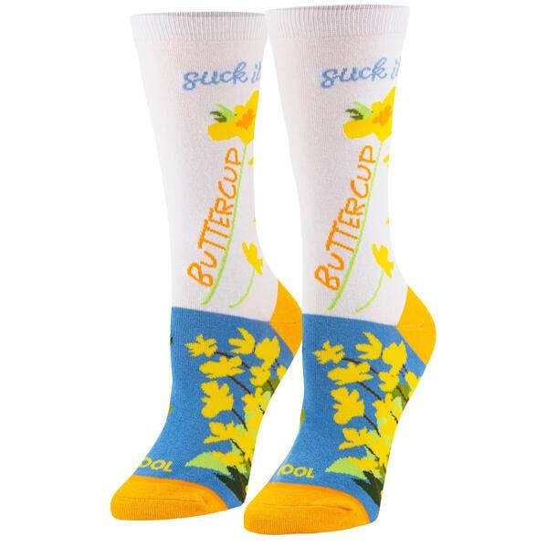Chaussettes Buttercup Suck It Up - Femmes pour la vente par Cool Socks