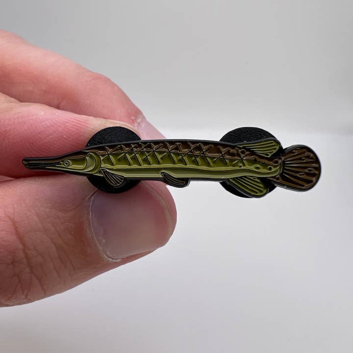 Aligator Gar - Alfinete de Peixe com Caixa de Presente por atacado de Hooked Pins