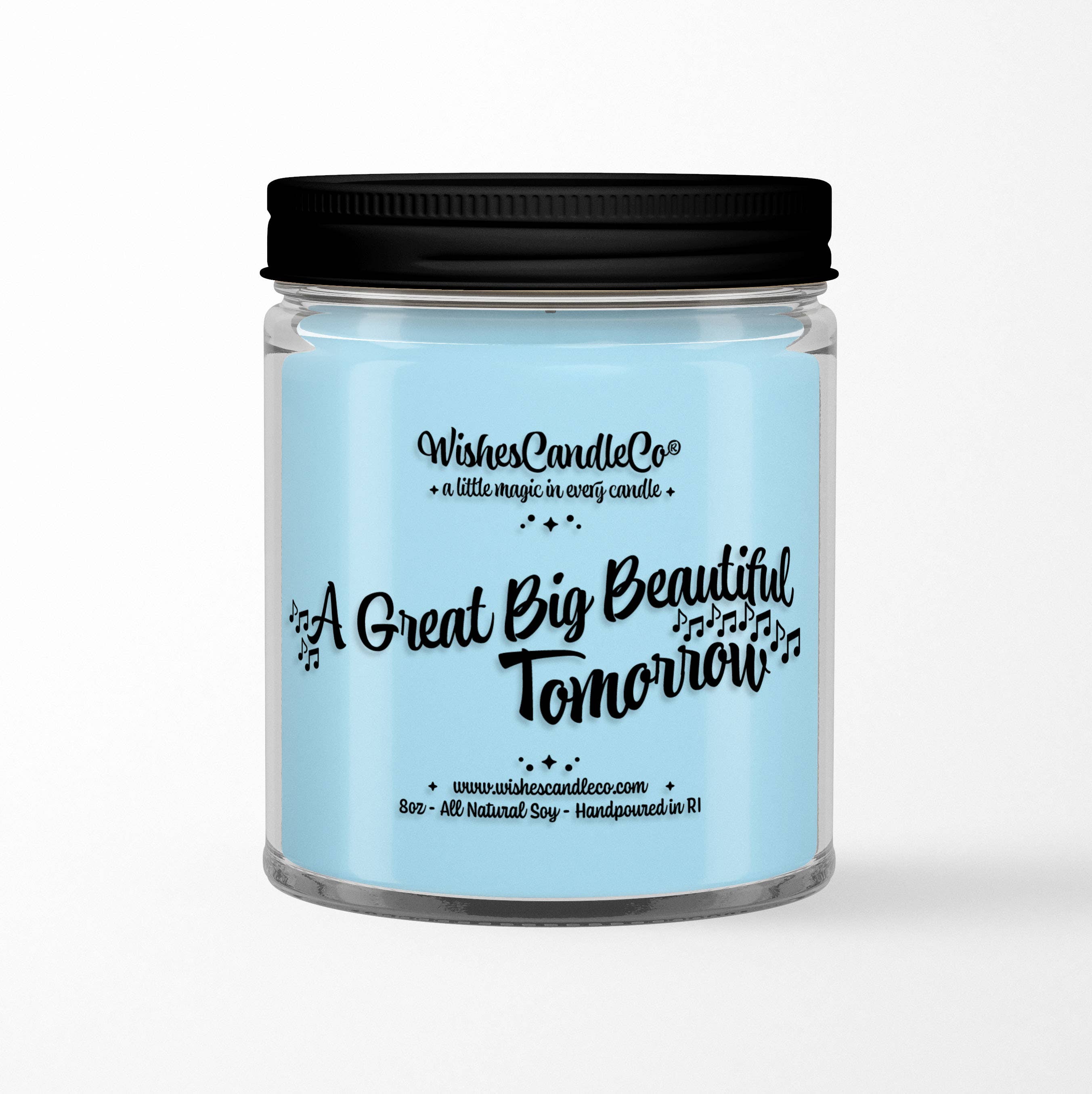 Wishes Candle Co - Wholesale Jar/Filled Candle - Beautiful Tomorrow 8oz Hidden Pin Candle