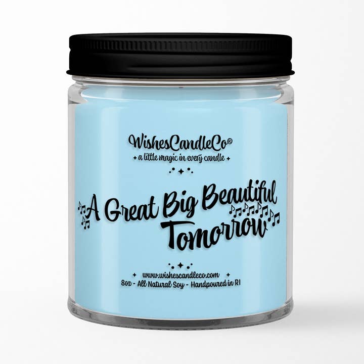 Wishes Candle Co - Wholesale Jar/Filled Candle - Beautiful Tomorrow 8oz Hidden Pin Candle0