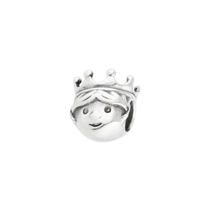 925 mm Sterling Zilveren Kraal Kind Koning geldig voor wholesale door Angel devil both sl
