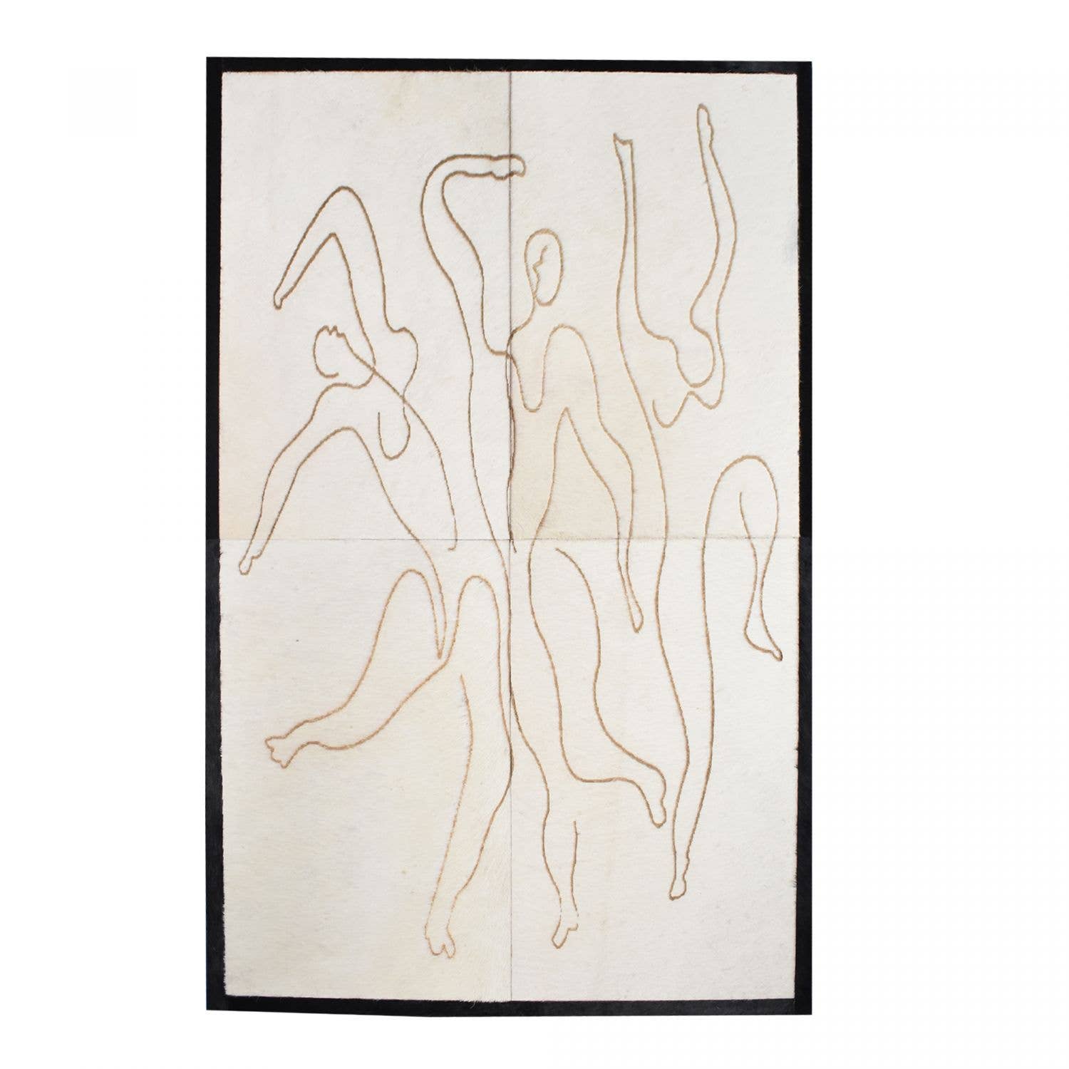 White PEOPLE Handmade Animal Skin Table for wholesale on Faire0