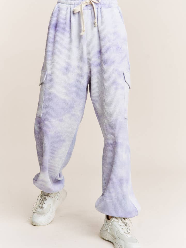 Overdimensionerede Cargo Joggers med slide-dye for engroshandel hos J.NNA