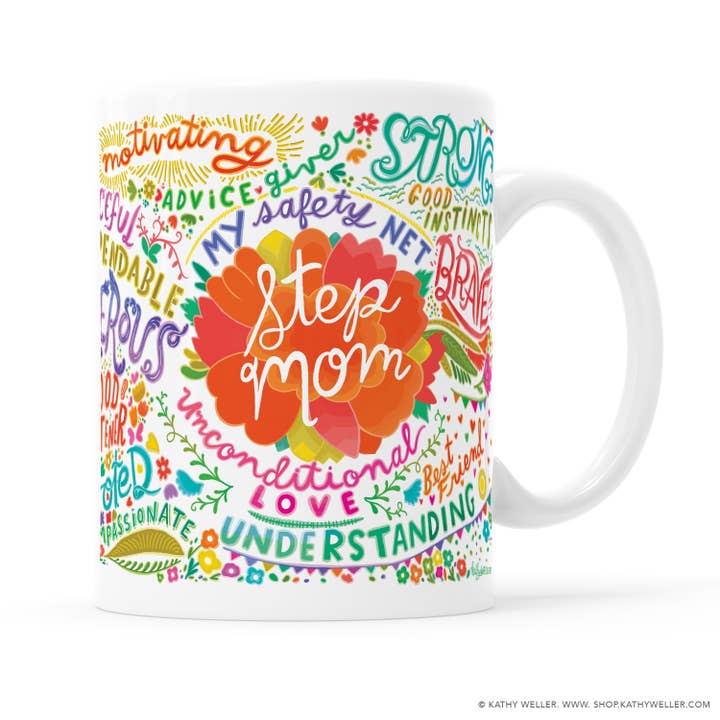 Kathy Weller Art+Ideas - Wholesale Coffee Mug - Mom Floral-Themed Mug15