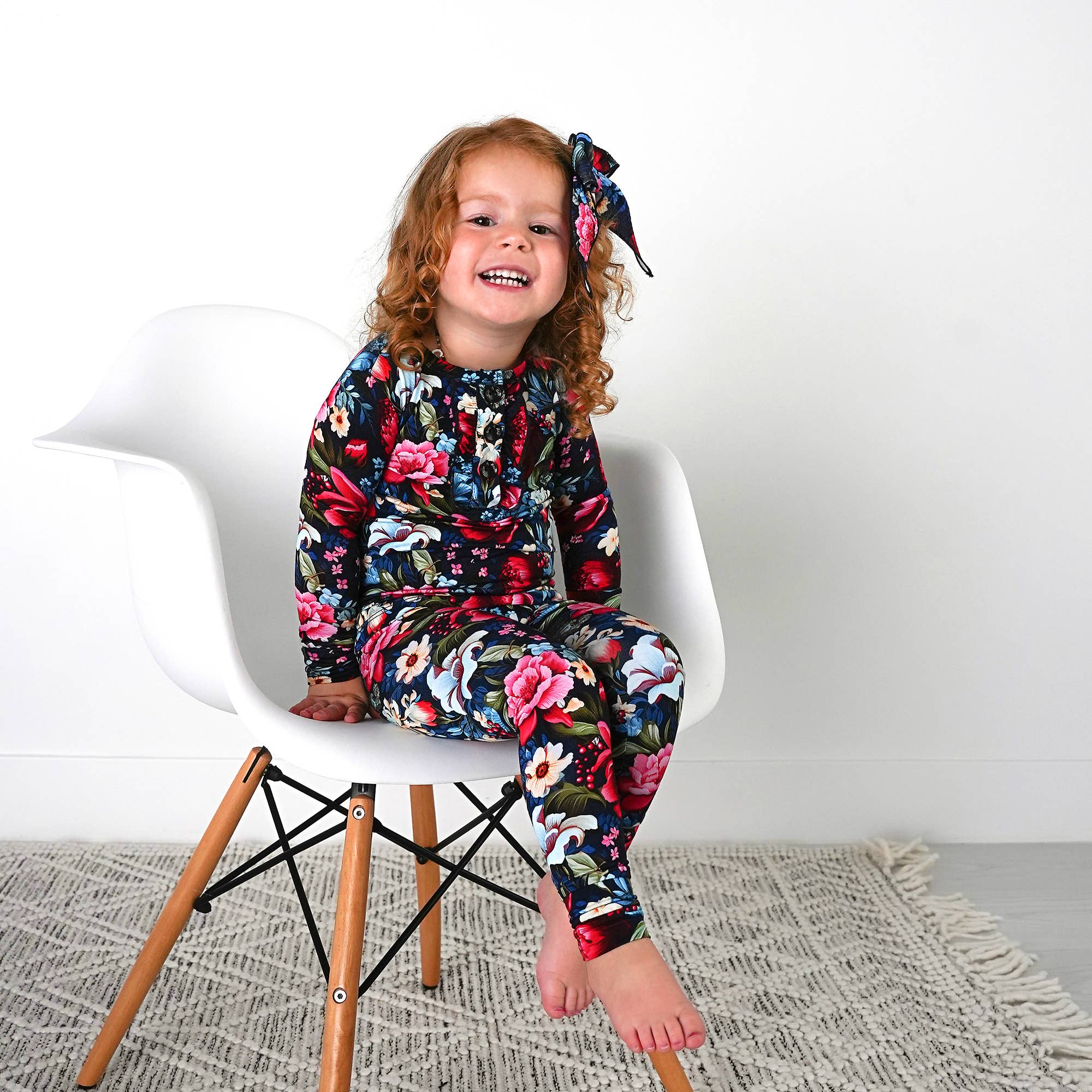 Gigi and Max – wholesale Pyjamasset - Barn – Aria Ruffle Tvådelad bambupyjama Barn Småbarnskläder6