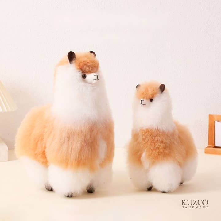 KuzcoHandmade - Wholesale Stuffed/Plush Toy - Kids & Baby - Alpaca Plush – Real Fur, 10 Inches – Pack of 10, 20, 30, 5011