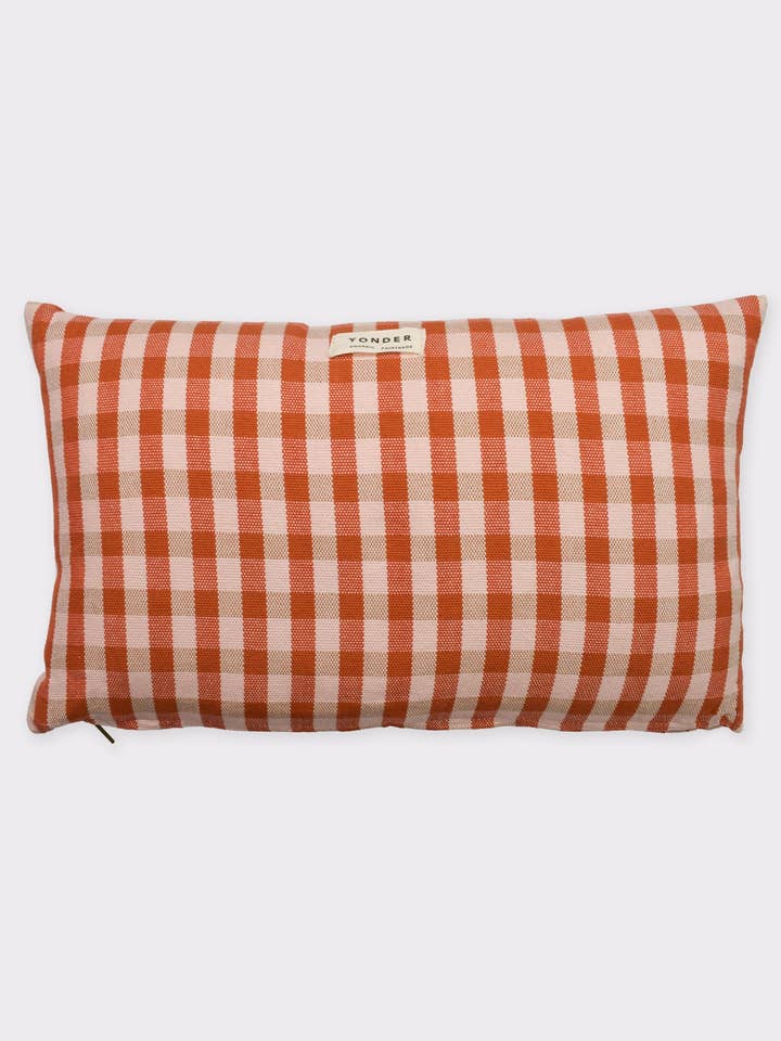 Capa de Almofada em Algodão Orgânico Tecido | Médio | Gengibre por atacado de YONDER.