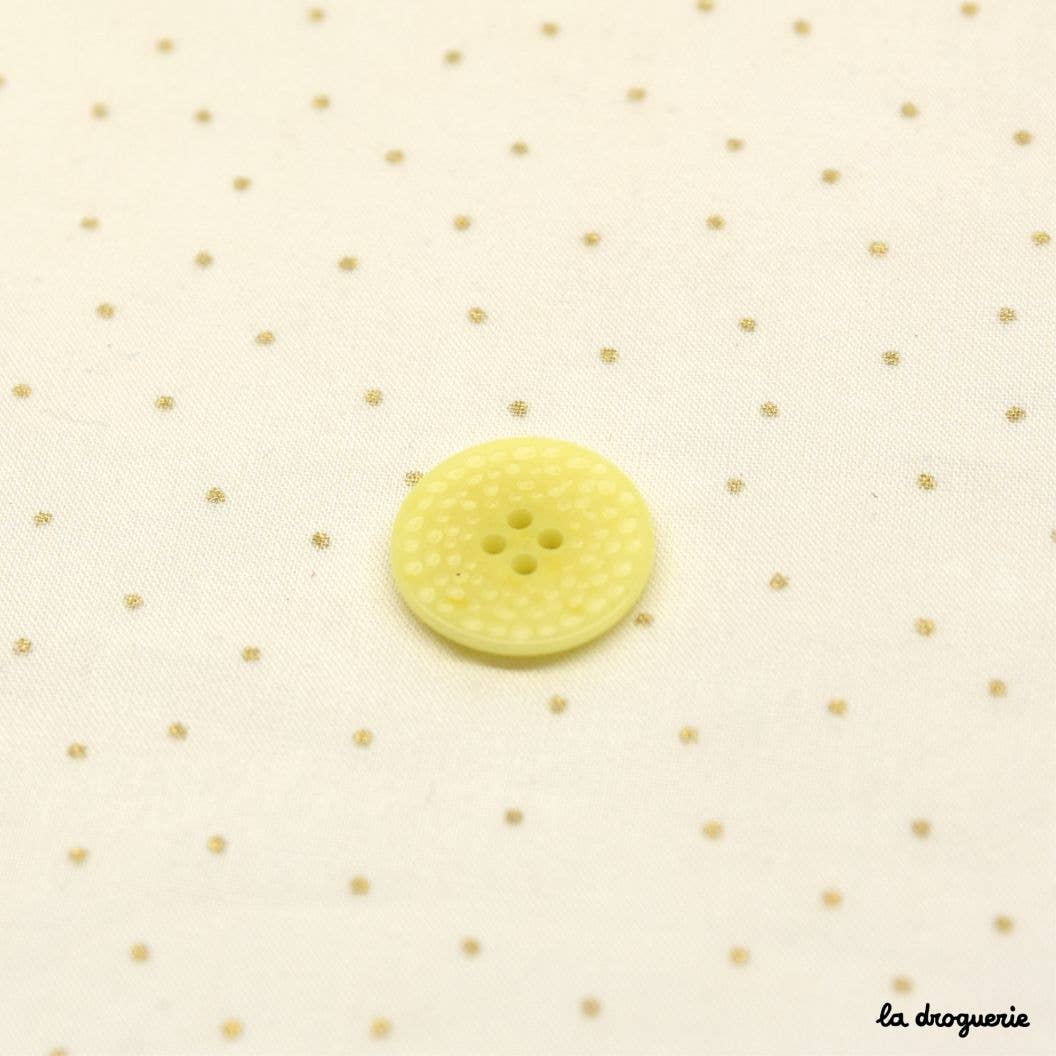 LA DROGUERIE - Wholesale Sewing Button/Snap - "Polka Dot Foam" Button 18 mm0