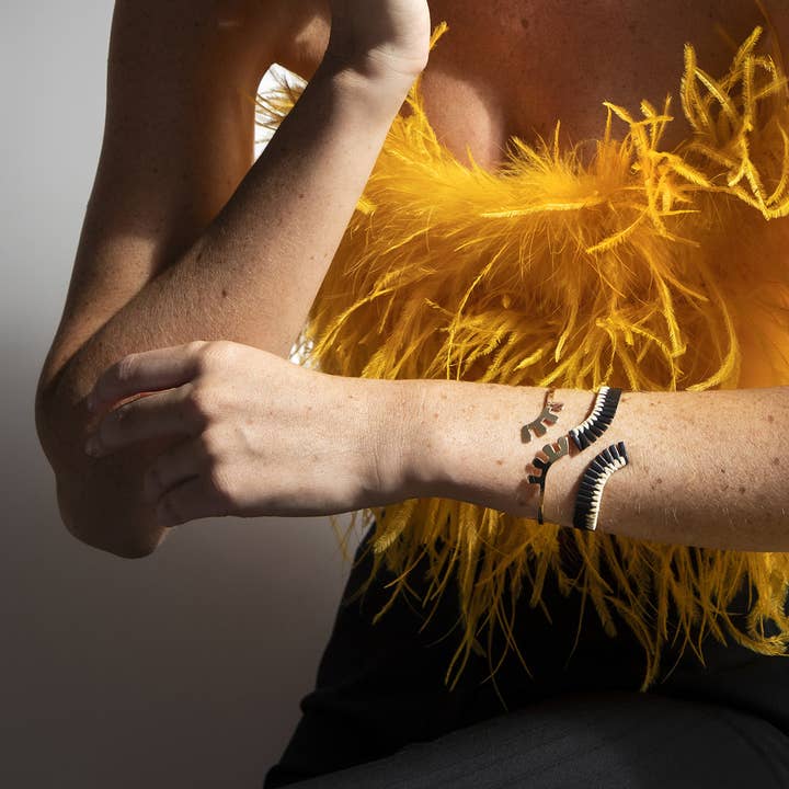 Madagaskar - Lederfransenarmband MANOA für den Großhandel von Peau de Fleur