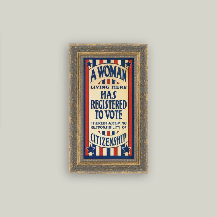 Petal Lane Home - Wholesale Poster - Women's Suffrage Poster