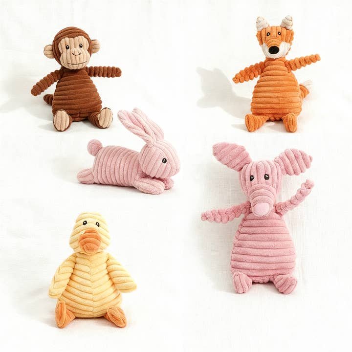 Cute Plush Animal Interactive Chew Toy for Dogs for wholesale by kapeit