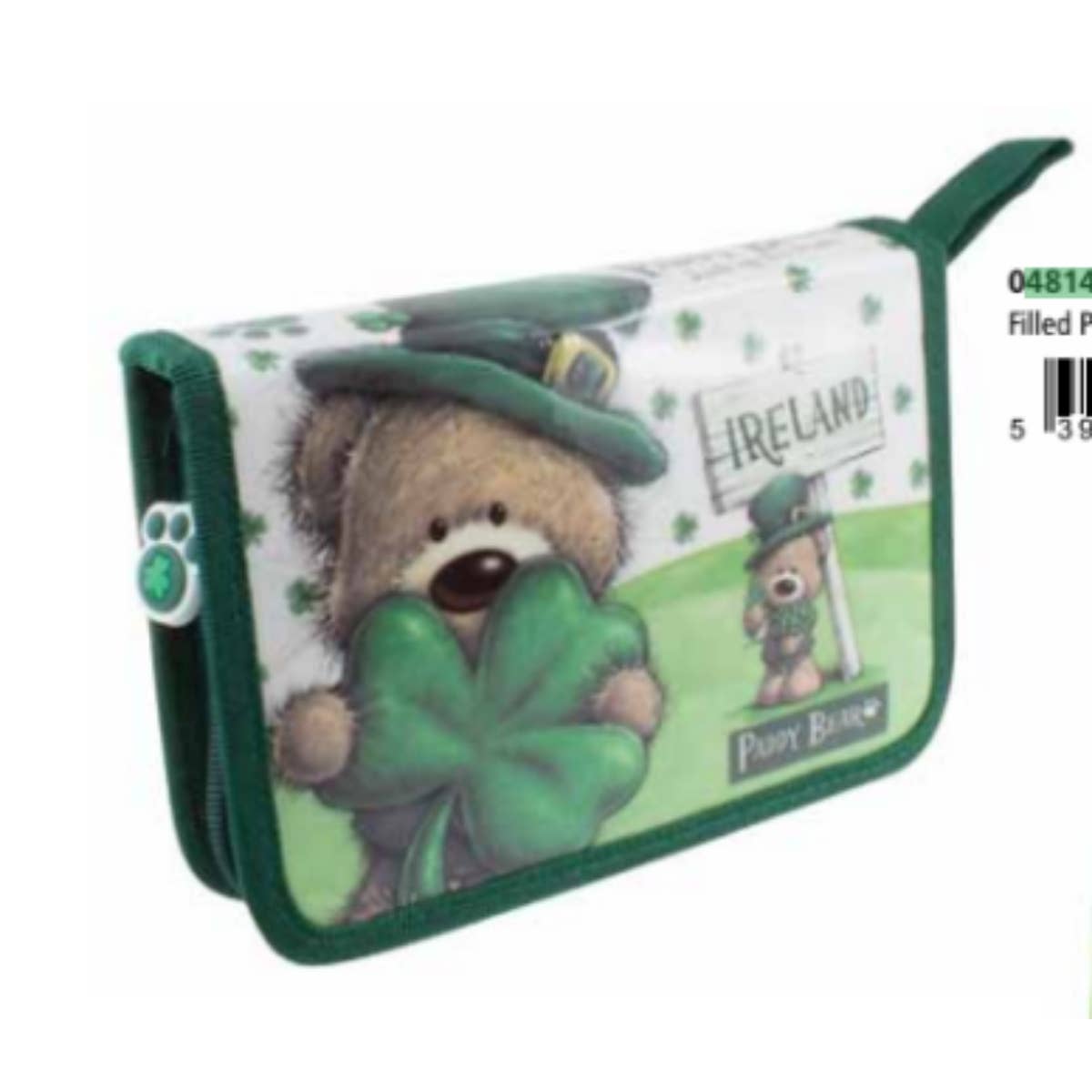 Dublin Gift Company – wholesale Pencil case/pouch – Paddy Bear Filled Pencil Case - Complete Stationery Set0