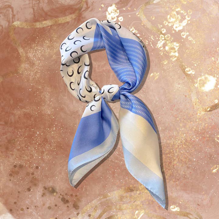 Lenço - moderno e colorido - 70 x 70cm - seda por atacado de Lourens Exclusive