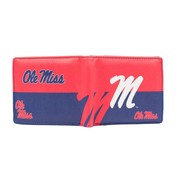 Little Earth Productions - Wholesale Wallet - Unisex - NCAA Mississippi Ole Miss Rebels Bi-FOle Wallet