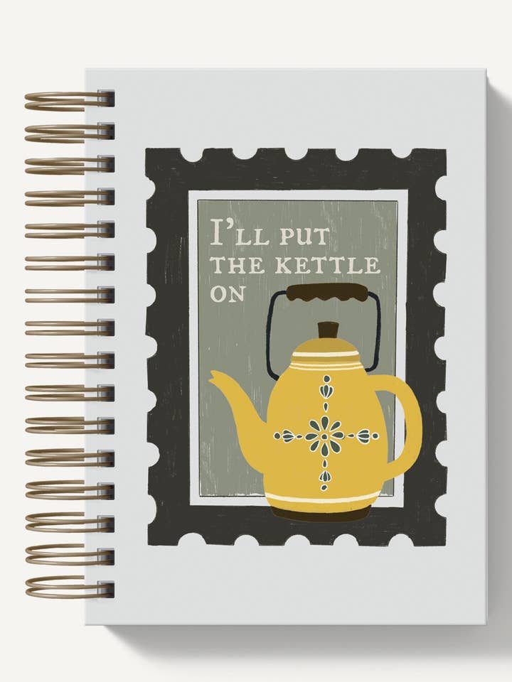 Metterò su il bollitore, quaderno con copertina rigida. per la vendita all'ingrosso da parte di Sovende Bjorn