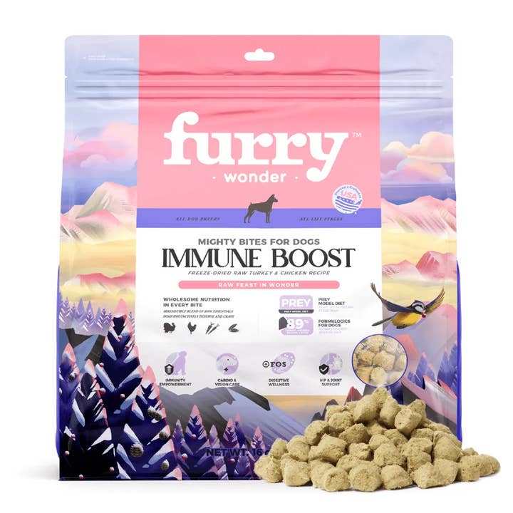 Immune Boost Freeze-Dried Raw Turkey & Chicken Recipe - Dogs for wholesale by FURRY WONDER