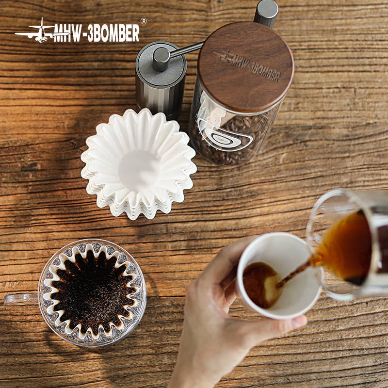 CAPTN Coffee - Wholesale Coffee Filter - Filter paper MHW-3Bomber Alternative Kalita Wave 155, 50 pcs.9