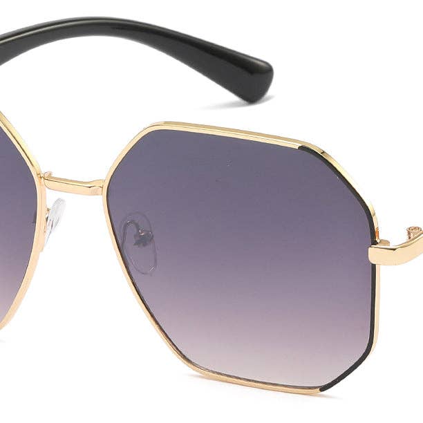 Occhiali da sole unisex con strass - LZ512-8RS2063 per la vendita all'ingrosso da parte di Luna Sunglasses