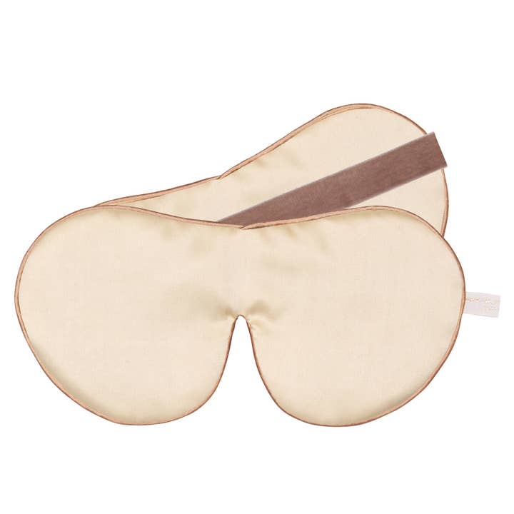 Silk Sleep Mask | Beauty Sleep | Wellness Eye Mask |Cream OS for wholesale by Holistic Silk Ltd