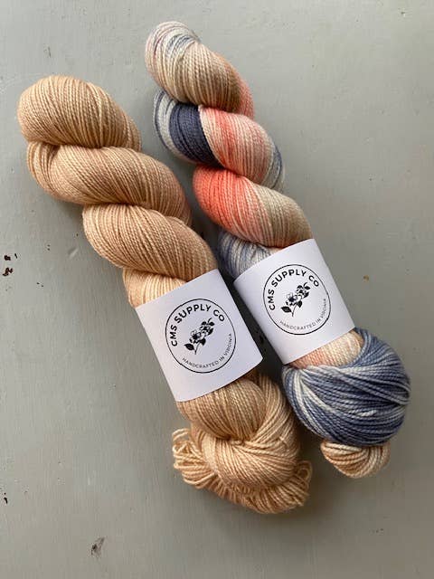 Ooey Gooey Sock Kits - Shortbread + By the Bay for wholesale by CMS Supply Co