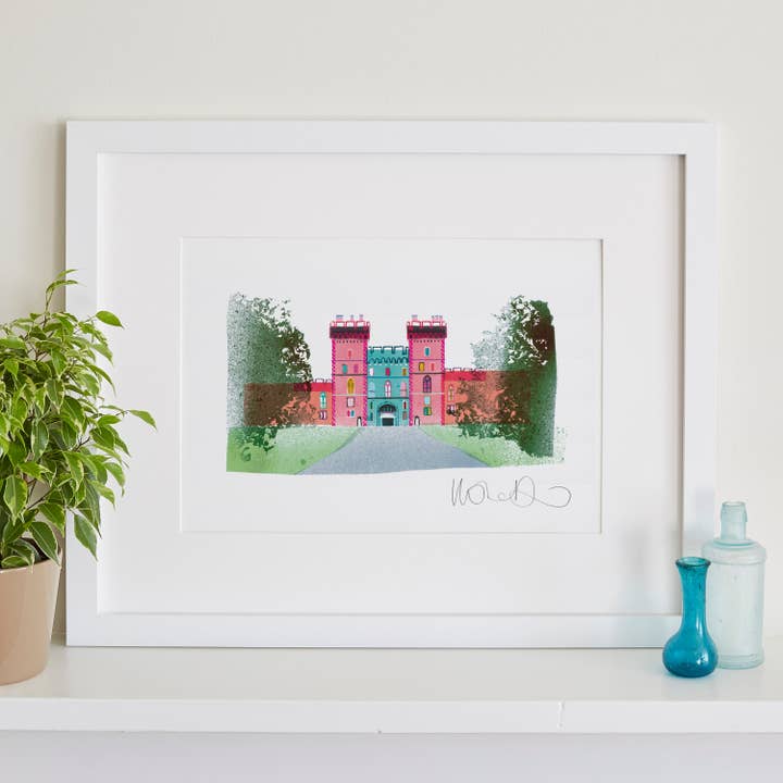 Windsor Castle Print, Royal Wedding, London Architecture for wholesale by I Drew This