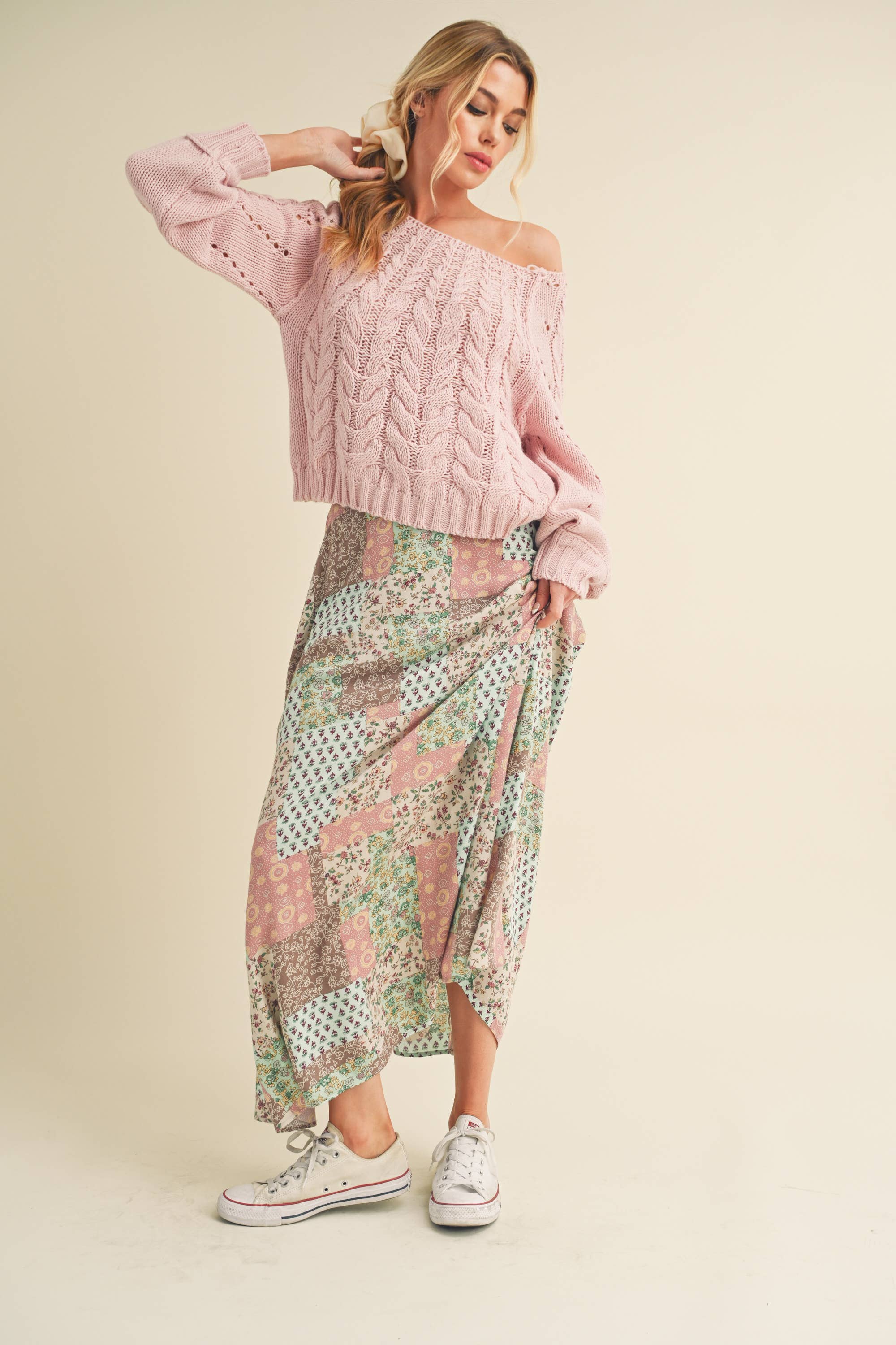 AEMI + CO - Wholesale Skirt - Women's - 773DN Bradyn Print Skirt4