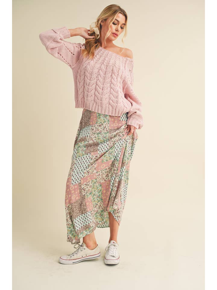 AEMI + CO - Wholesale Skirt - Women's - 773DN Bradyn Print Skirt4