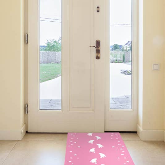 Tapis de naissance rose bébé - 2,5 m x 53 cm pour la vente par Folat BV