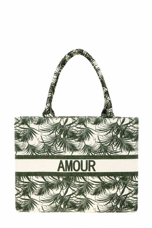anbfashion - Wholesale Tote Bag - Women's - Amour Tropical Oblique Book Tote Bag2