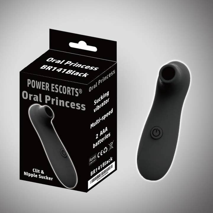 Kinky Pleasure - Wholesale Sex Toy - Power Escorts - BR141 Black - Clitoris Oral Sucker Vibrator - Clitoral Stimulator1
