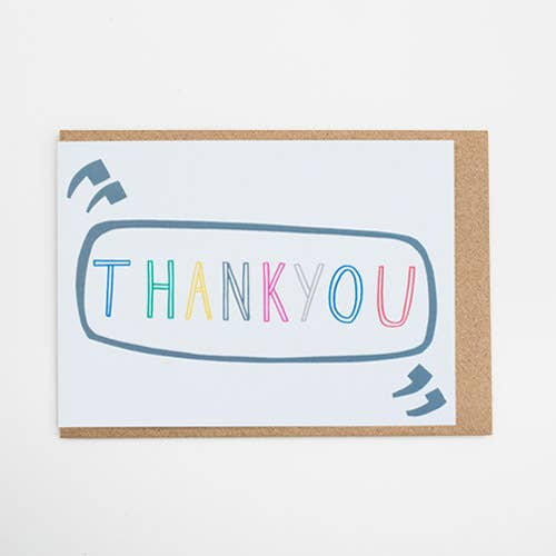 Bulle de discours de remerciement pour la vente par Alison Hardcastle