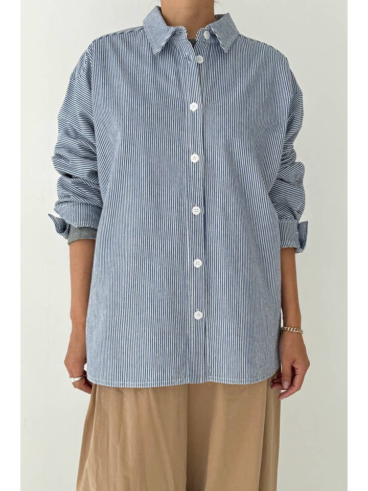 Le Bon Shoppe - Wholesale Overhemd met knopen - Dames - Owen Shirt (2XS/S - 2M/L)8