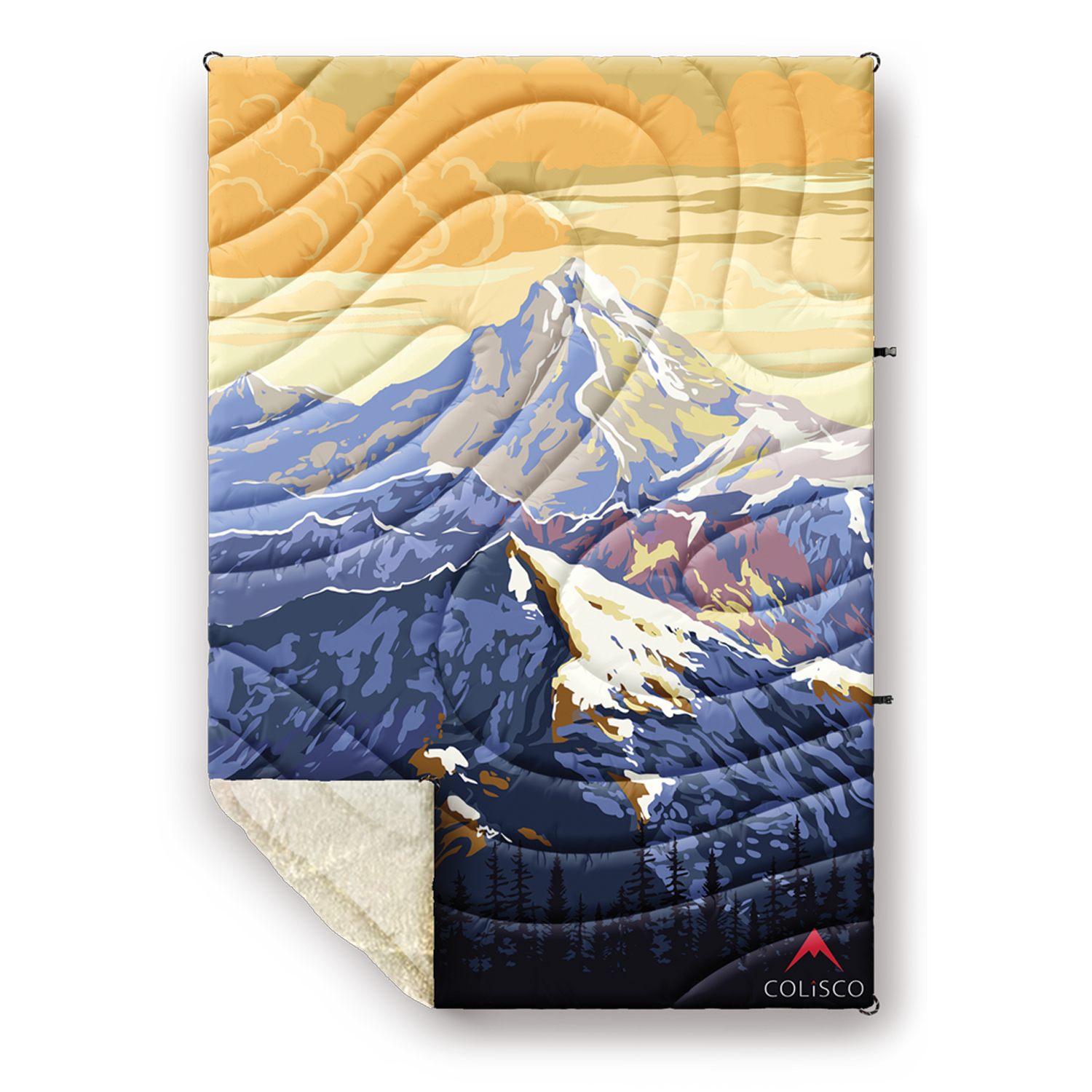 Colisco Wholesale – wholesale Prydnadsfilt – COLISCO Peaks Sherpa Eco-Performance Filt - 132 x 191 cm2