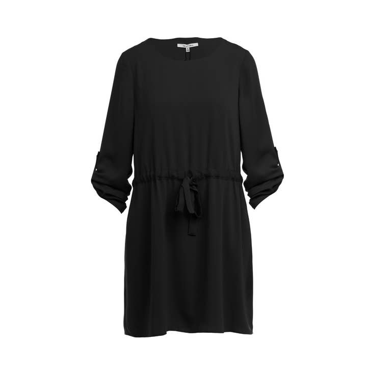 Elbow Sleeve Mini Shift Short Dress for wholesale by Naked Zebra Rack