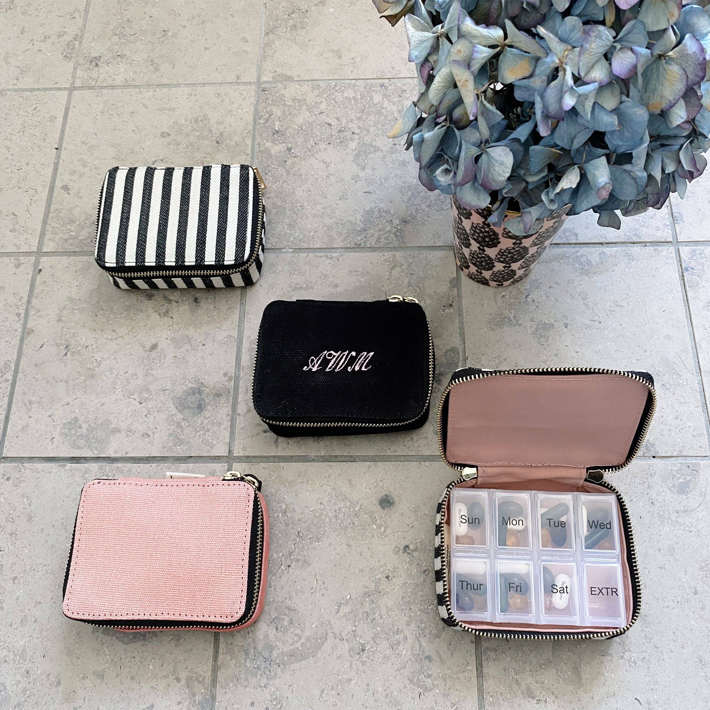 Bag-All - Wholesale Pill Organizer - Pill Organizing Case with Weekly Insert, Striped5